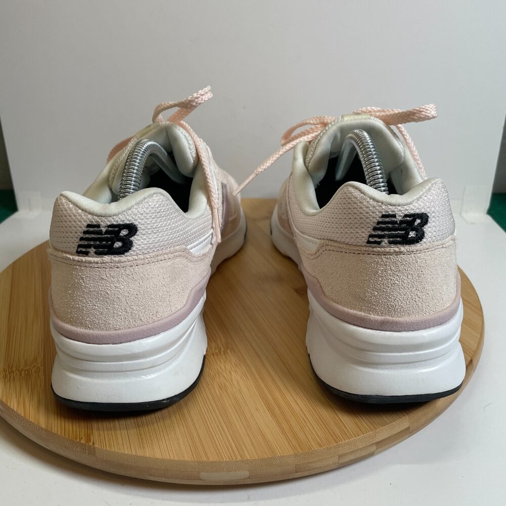 New Balance Women 10 Washed Pink White 997H Sneakers Mesh CW997HTV Athleisure - Picture 4 of 9